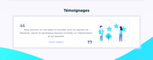 témoignages clients