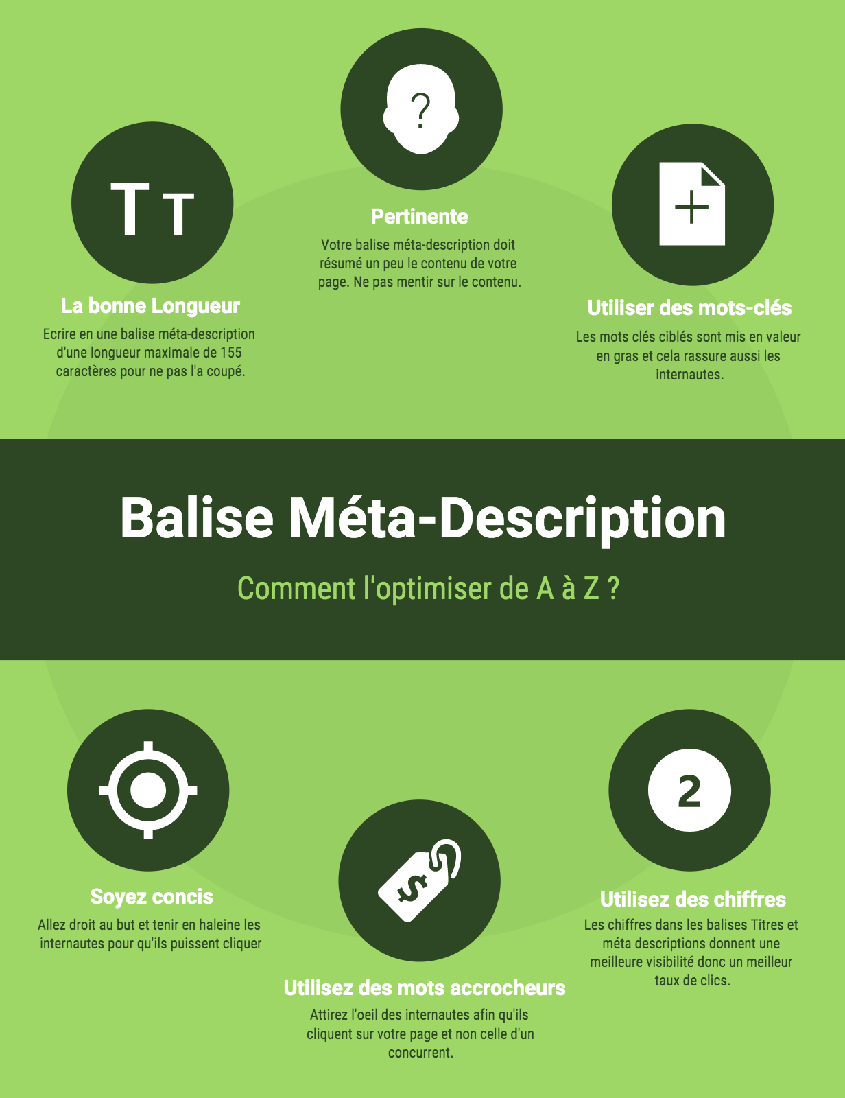 Balise méta description infographie