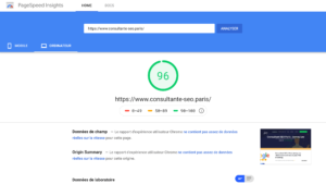 Google speed insight outil