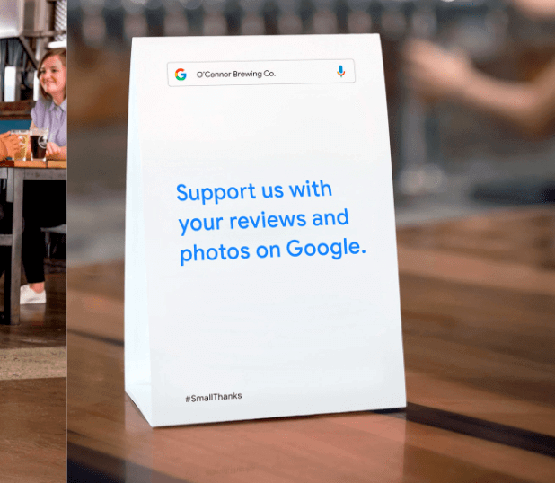 google my business stickers