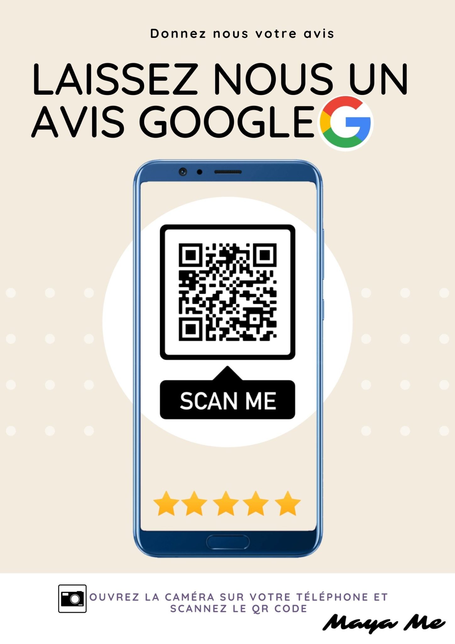 Qr code pour avis