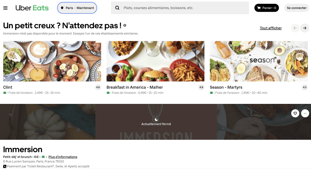 Référencement ubereats