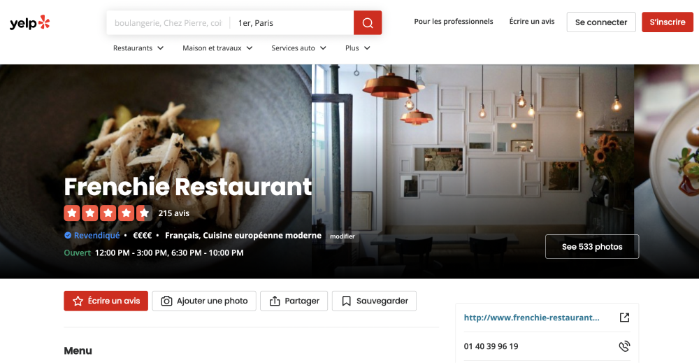 référencement yelp